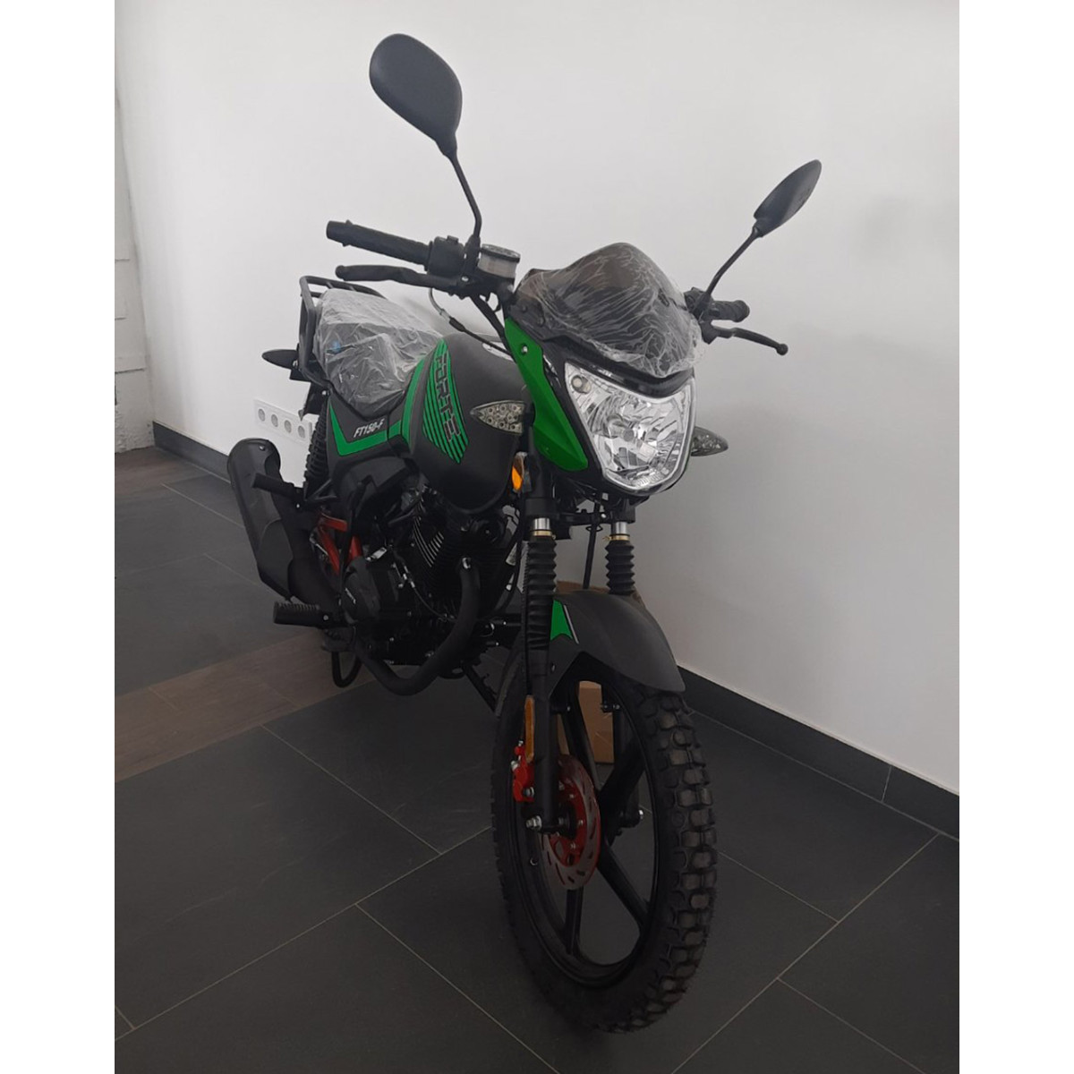 Мотоцикл FT150F Forte зеленый