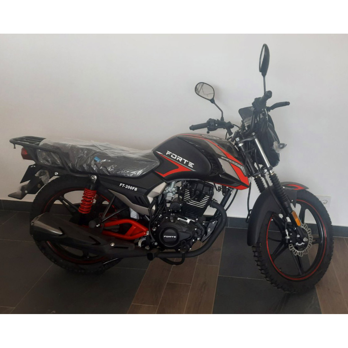 Мотоцикл FT200FB Forte червоний