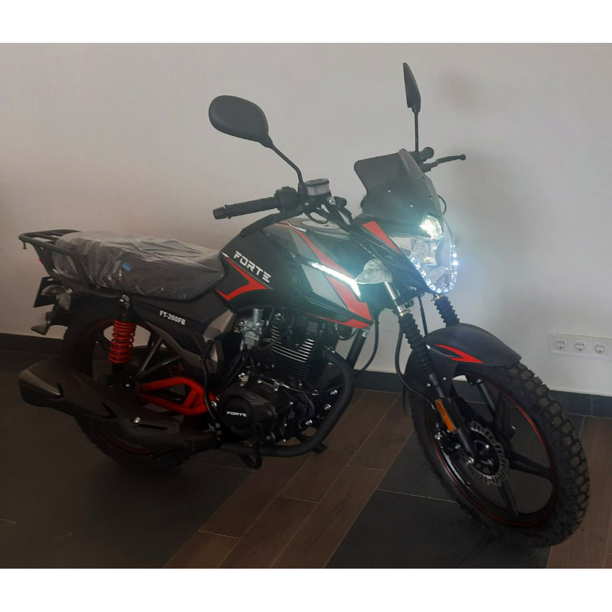 Мотоцикл FT200FB Forte червоний