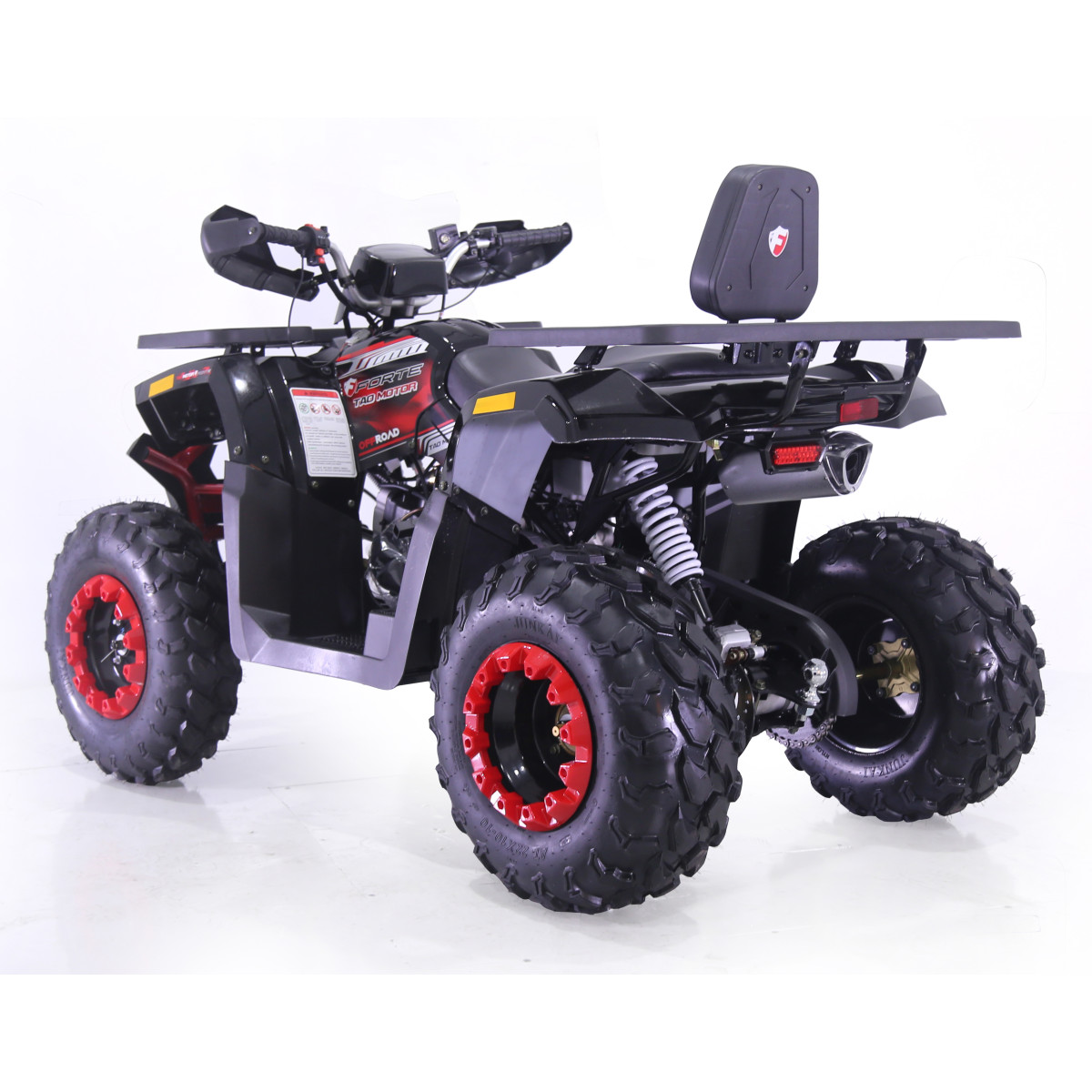 Квадроцикл Forte BRAVES 200 LUX червоно-чорний