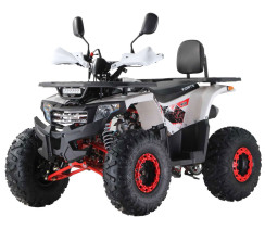 Квадроцикл FORTE ATV125F біло-червоний