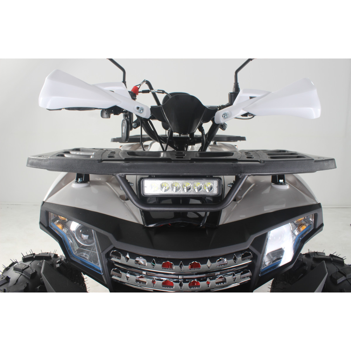Квадроцикл FORTE ATV125F біло-червоний
