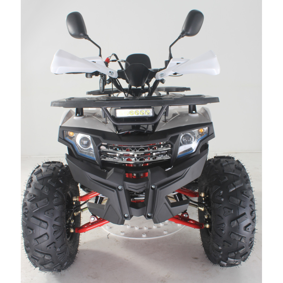 Квадроцикл FORTE ATV125F біло-червоний