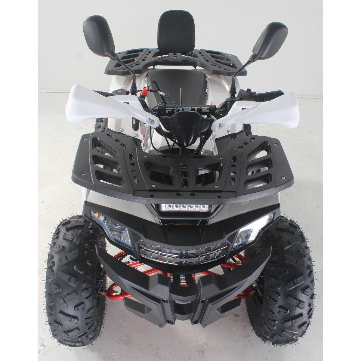 Квадроцикл FORTE ATV125F біло-червоний