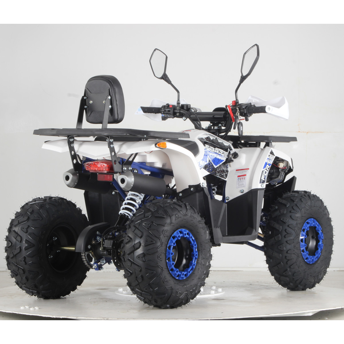 Квадроцикл FORTE ATV125F біло-синій