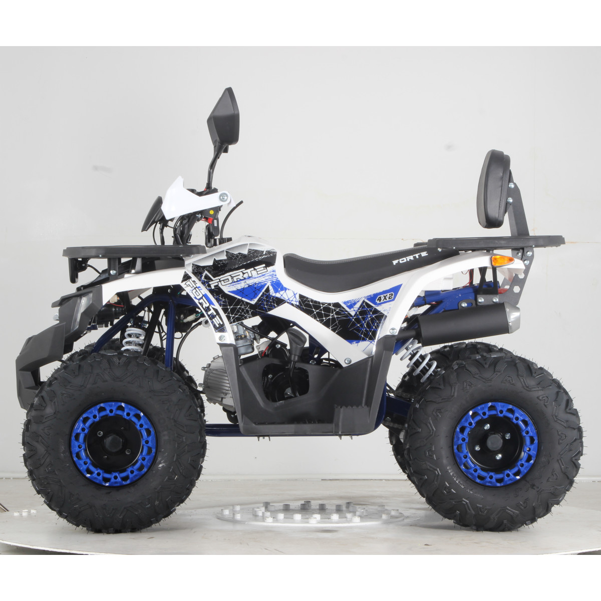 Квадроцикл FORTE ATV125F біло-синій