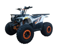 Квадроцикл FORTE Hunter 125 біло-помаранчевий