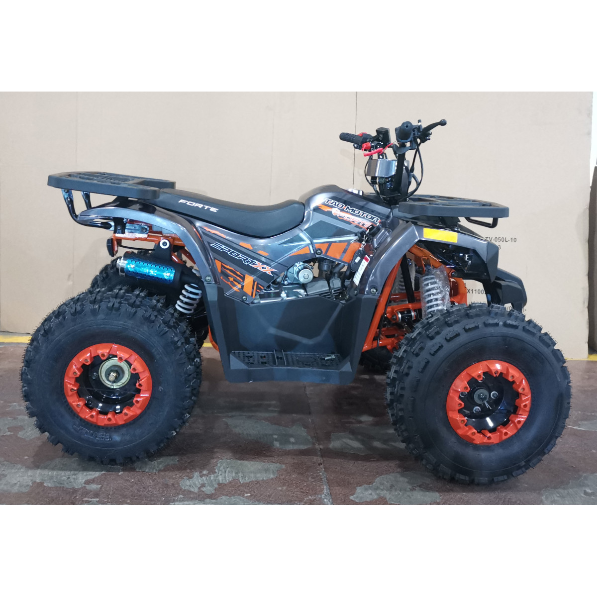 Квадроцикл FORTE Hunter 125 сірий