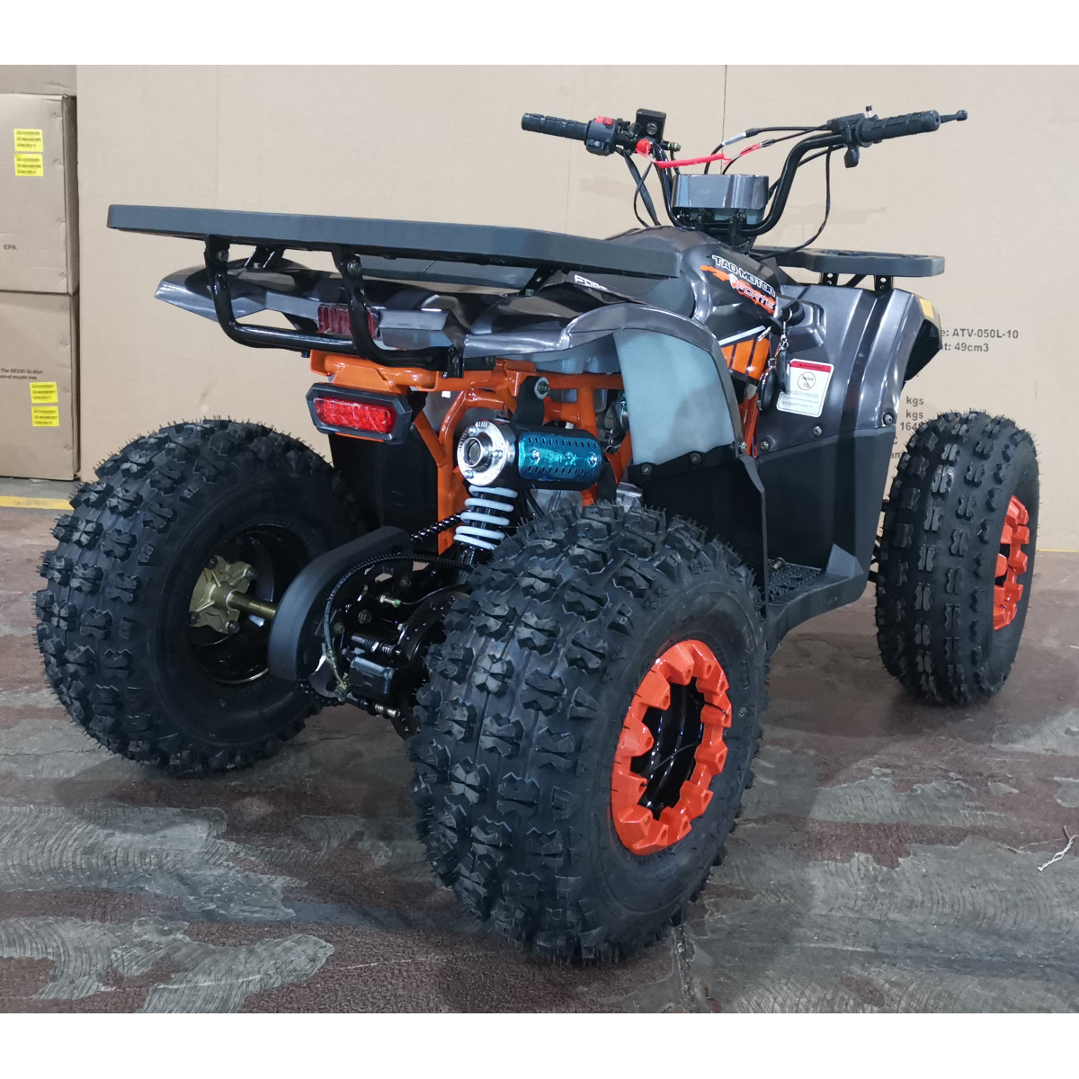 Квадроцикл FORTE Hunter 125 сірий