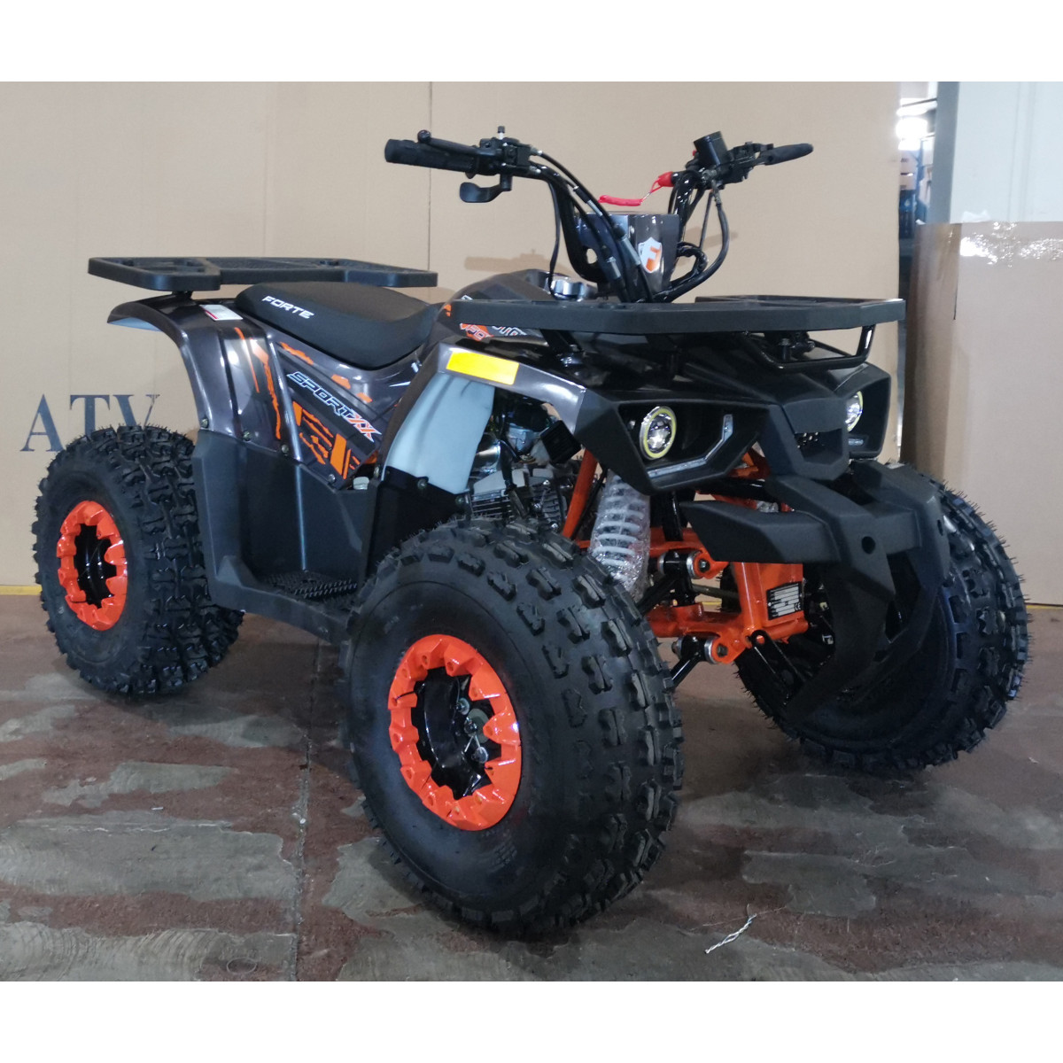 Квадроцикл FORTE Hunter 125 сірий