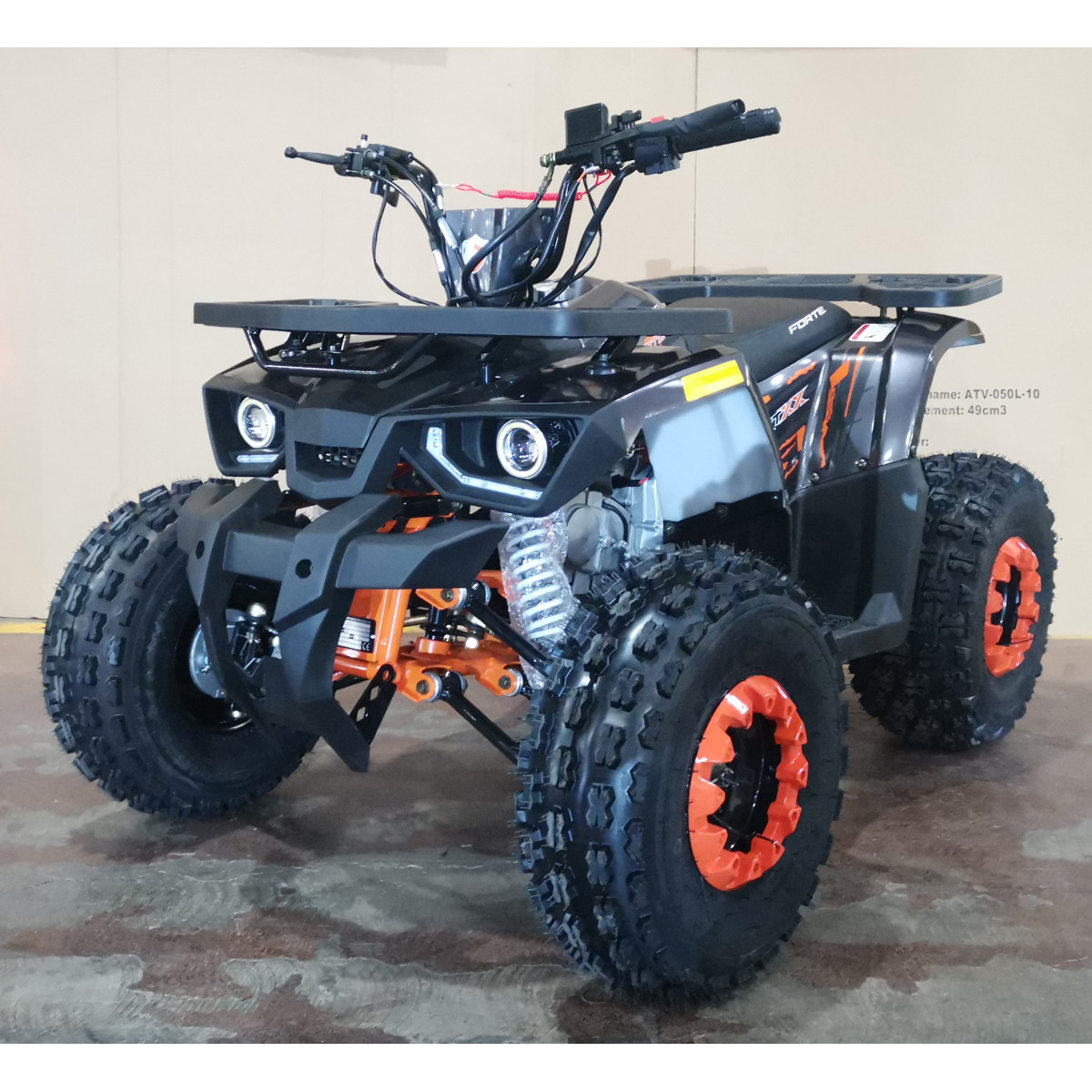 Квадроцикл FORTE Hunter 125 сірий