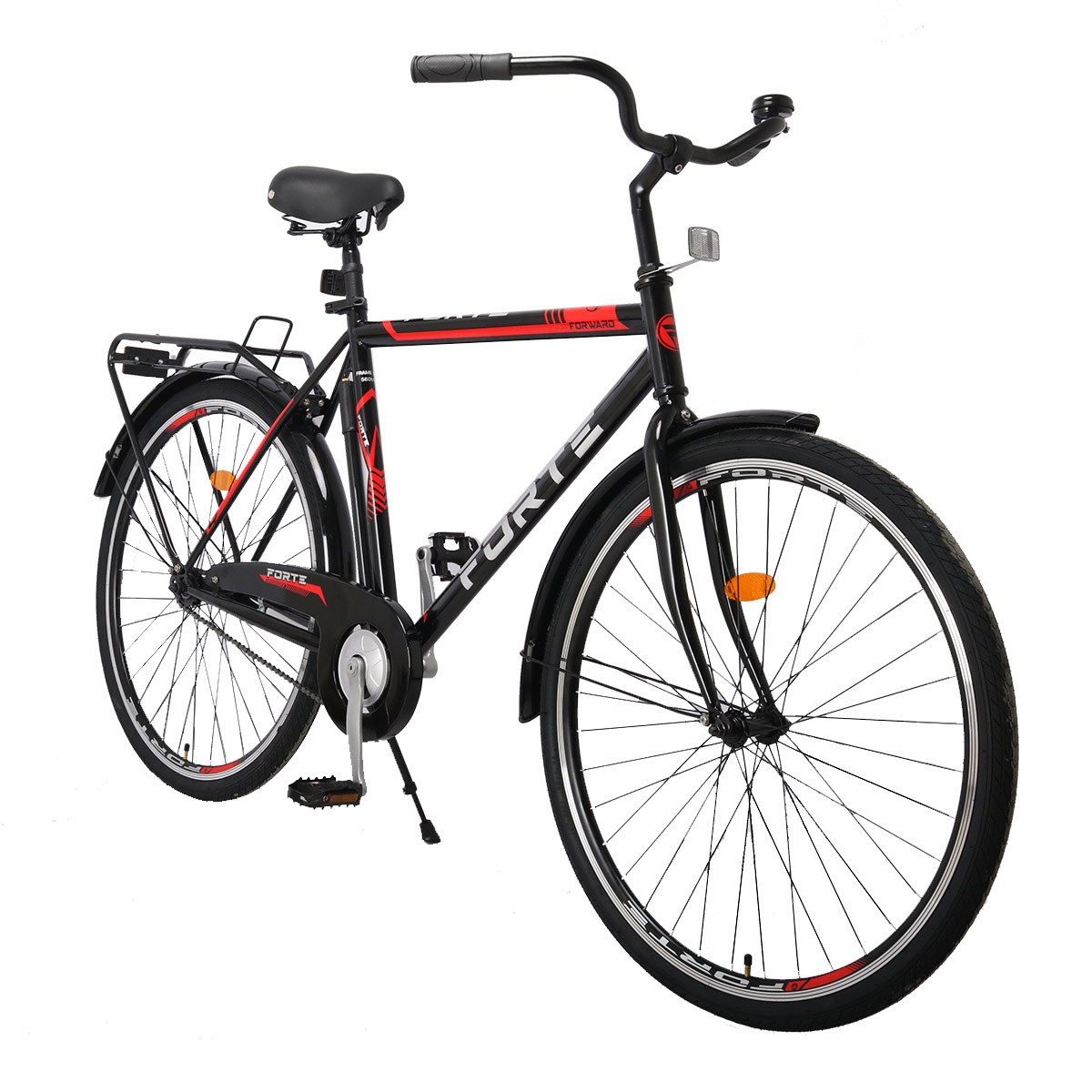 Велосипед Forte FORWARD 22"/28" чорно-червоний