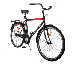 Велосипед  Forte FORWARD 22"/28" чорно-червоний