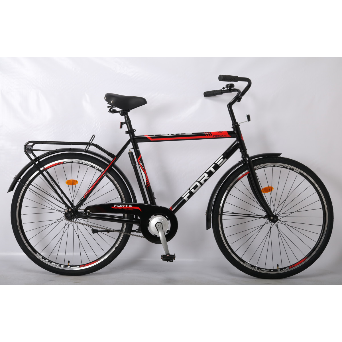 Велосипед Forte FORWARD 22"/28" чорно-червоний