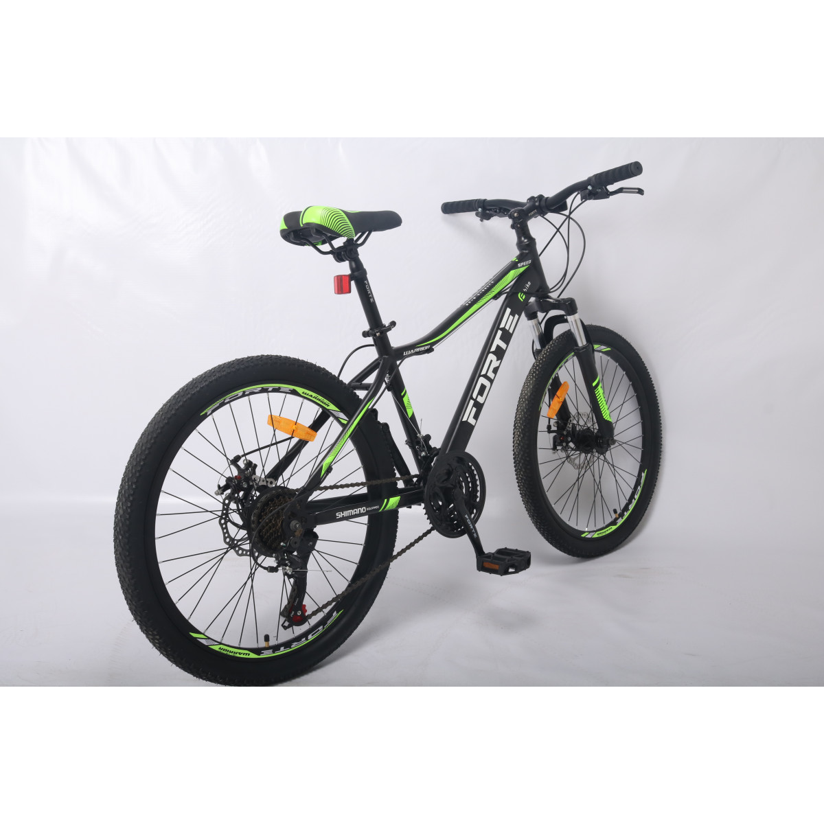 Велосипед Forte Warrior МТВ 24"/15" чорно-зелений