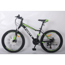 Велосипед Forte Warrior МТВ 24"/15" чорно-зелений