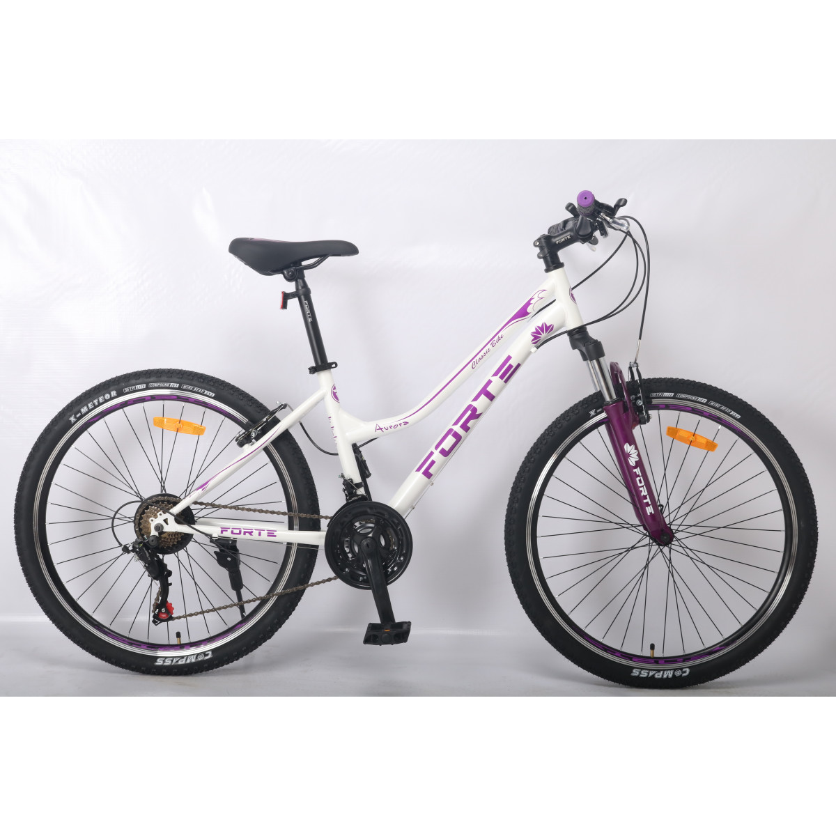 Велосипед Forte Aurora Women Bicycle МТВ 26"/15" біло-рожевий