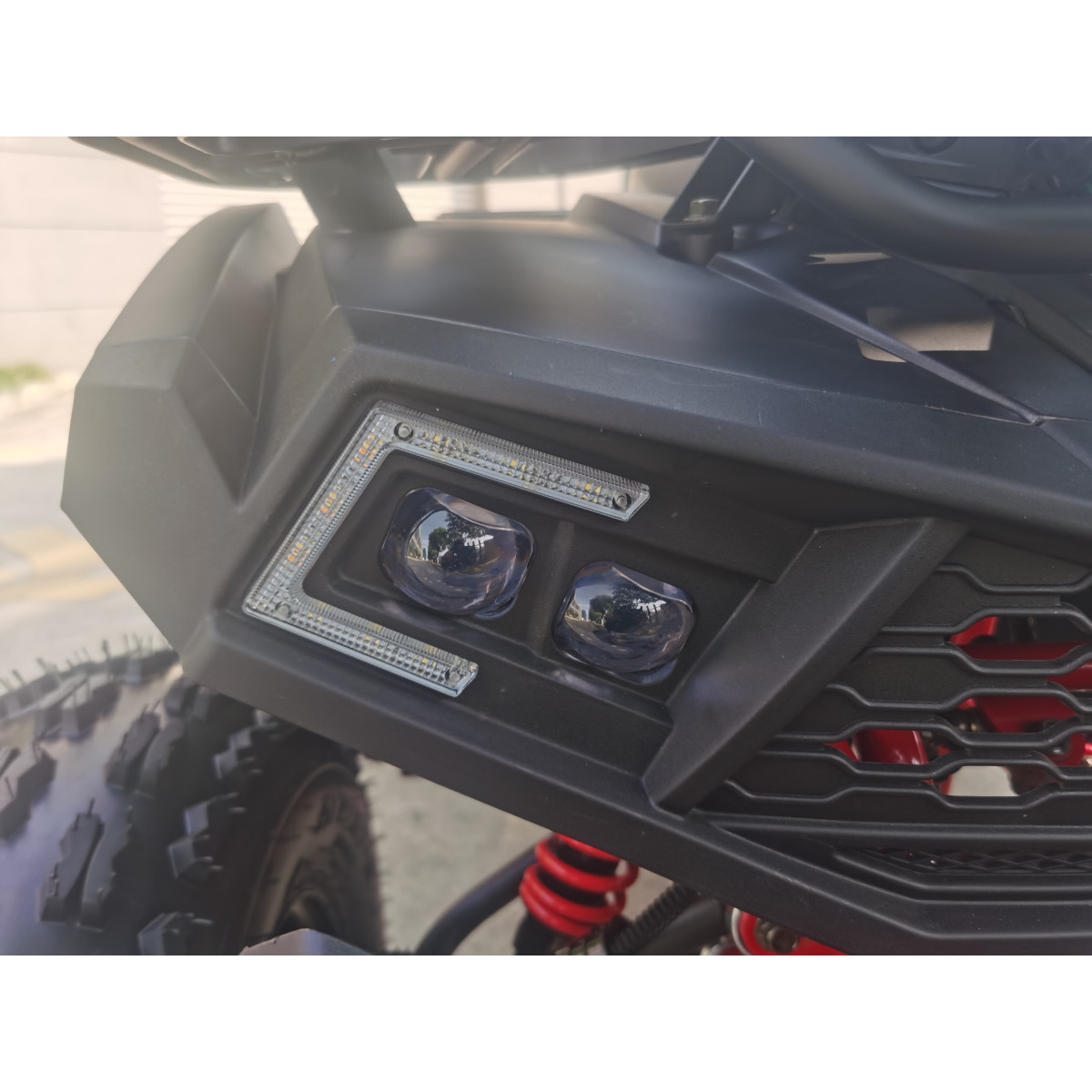 Квадроцикл FORTE Shark II 125 чорно-червоний