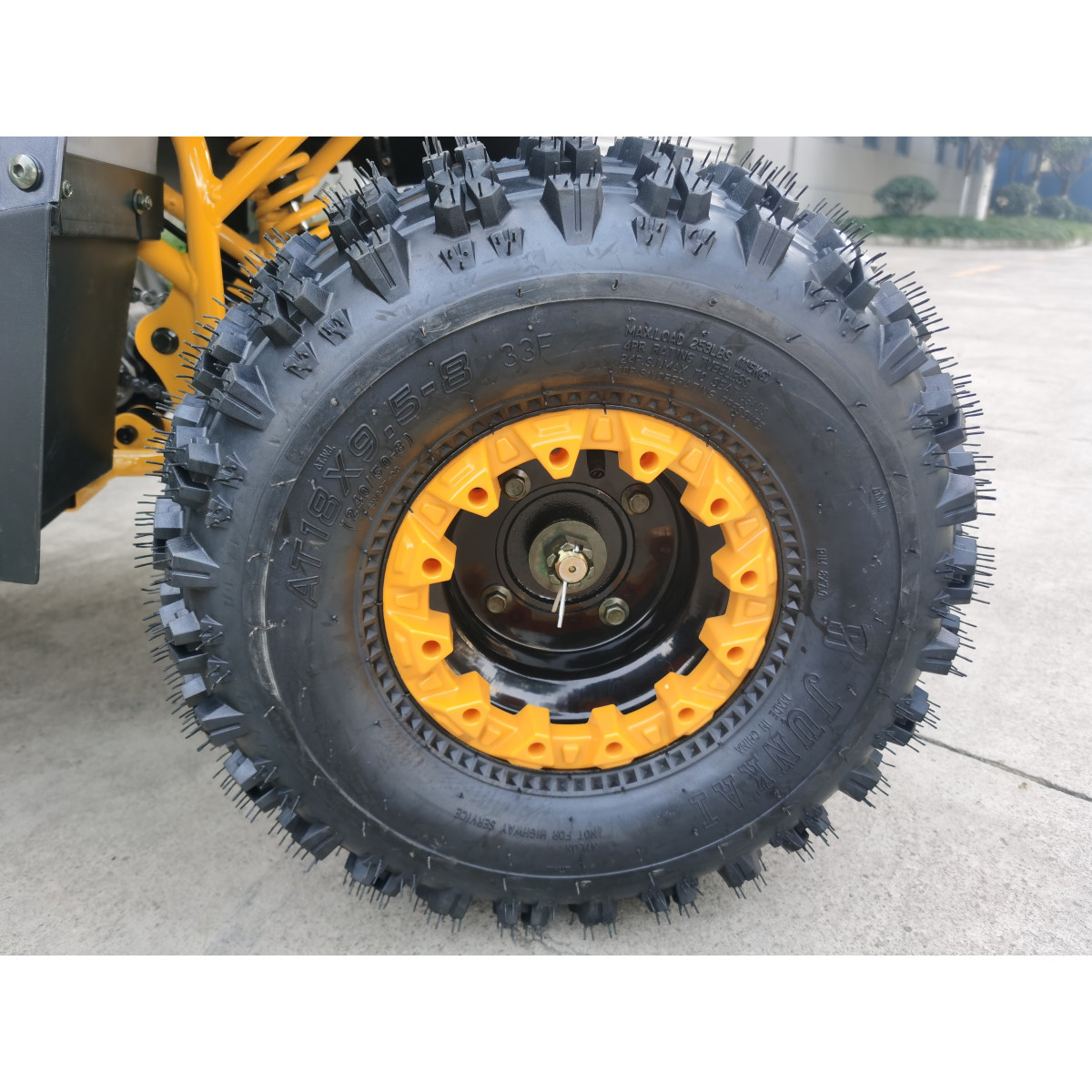 Квадроцикл FORTE Shark II 150 серо-желтый