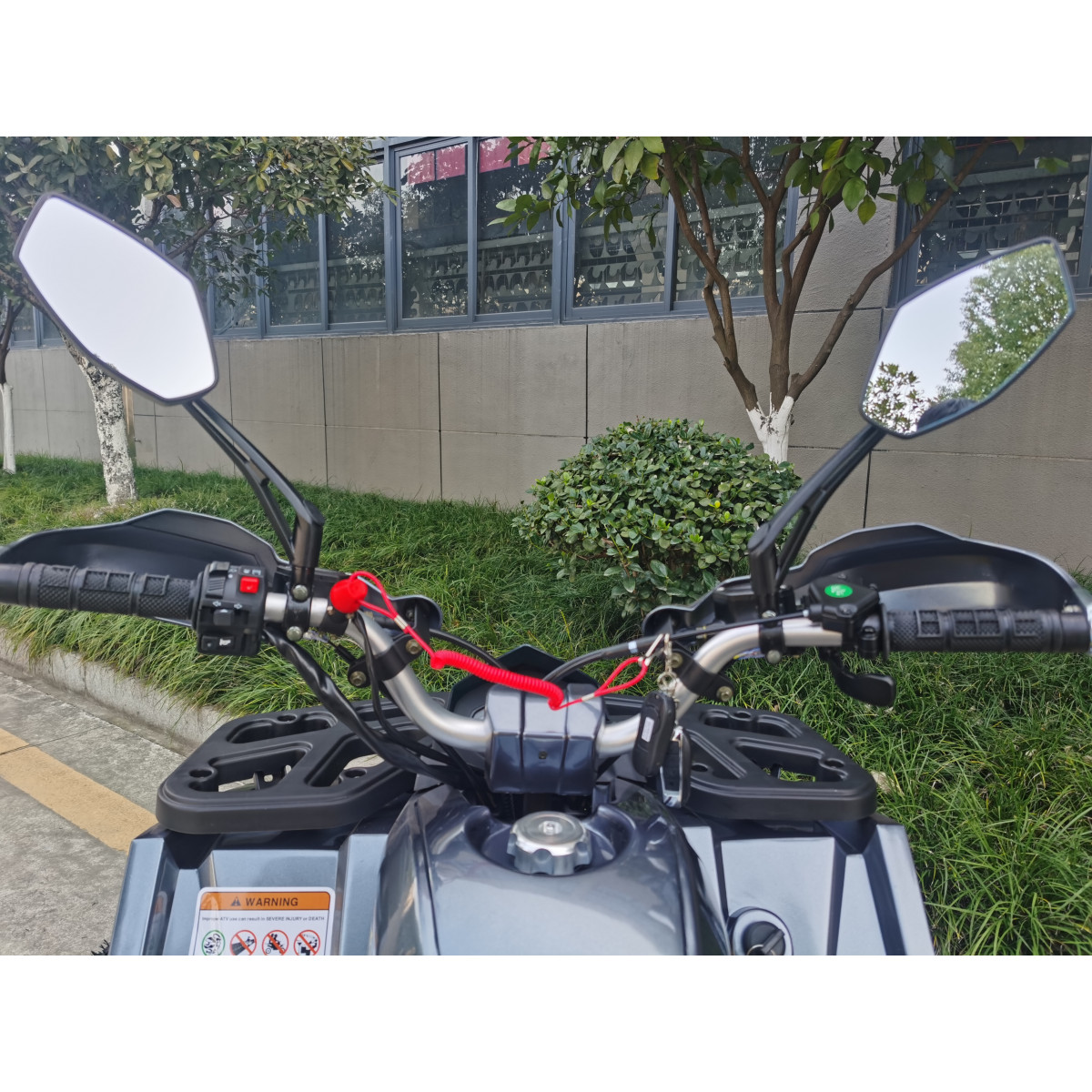 Квадроцикл FORTE Shark II 150 серо-желтый