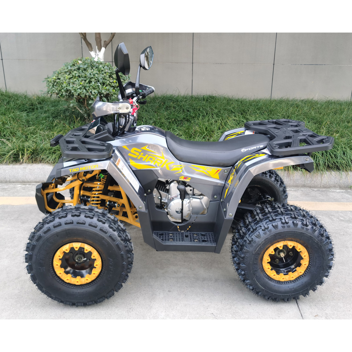 Квадроцикл FORTE Shark II 150 серо-желтый