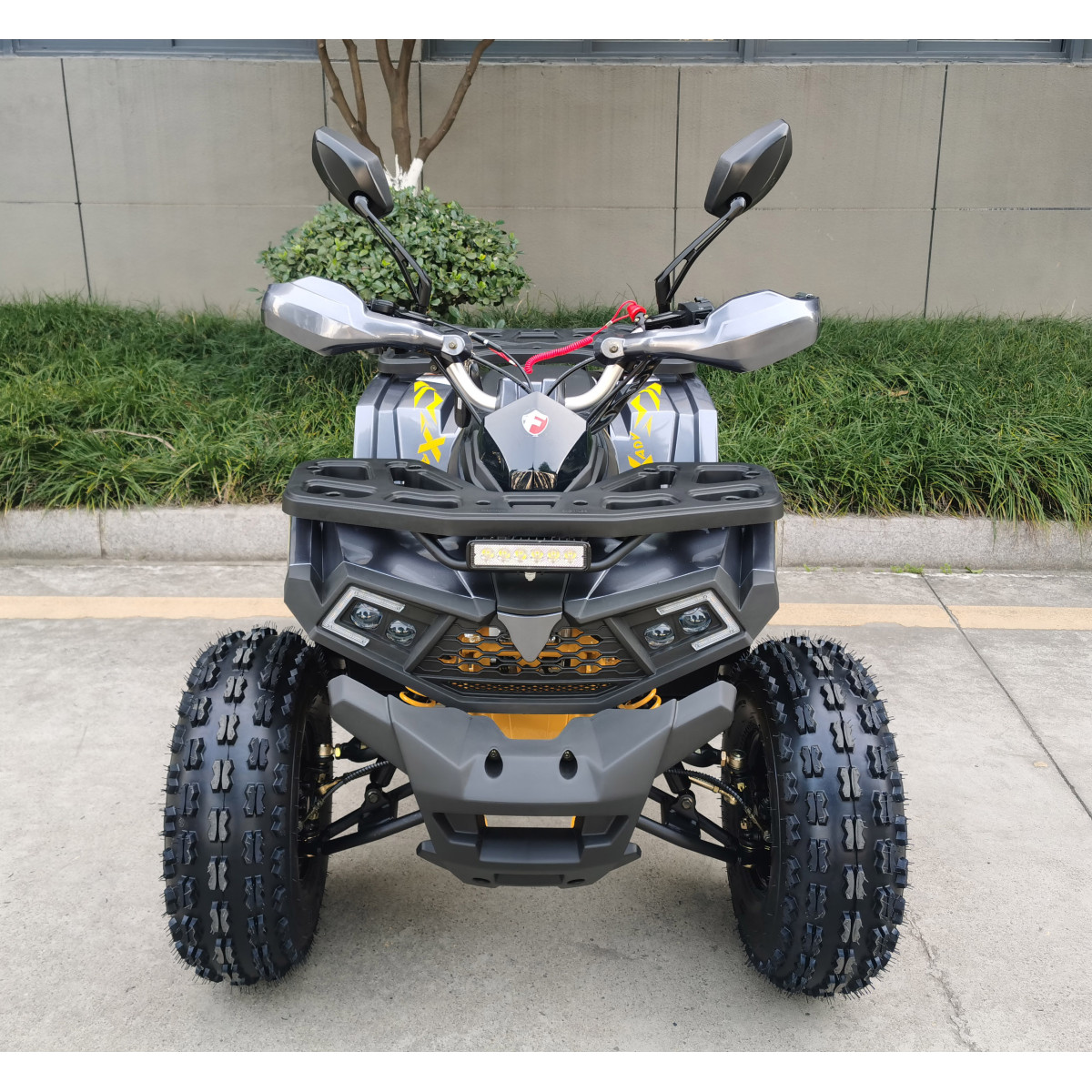 Квадроцикл FORTE Shark II 150 серо-желтый