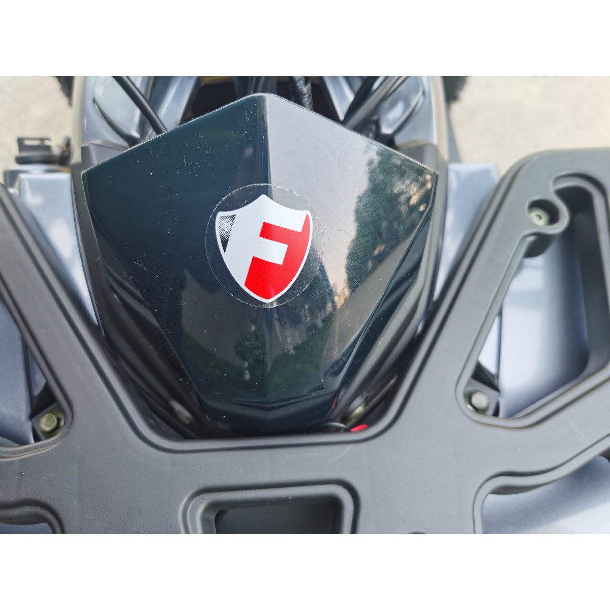 Квадроцикл FORTE Shark II 150 серо-желтый