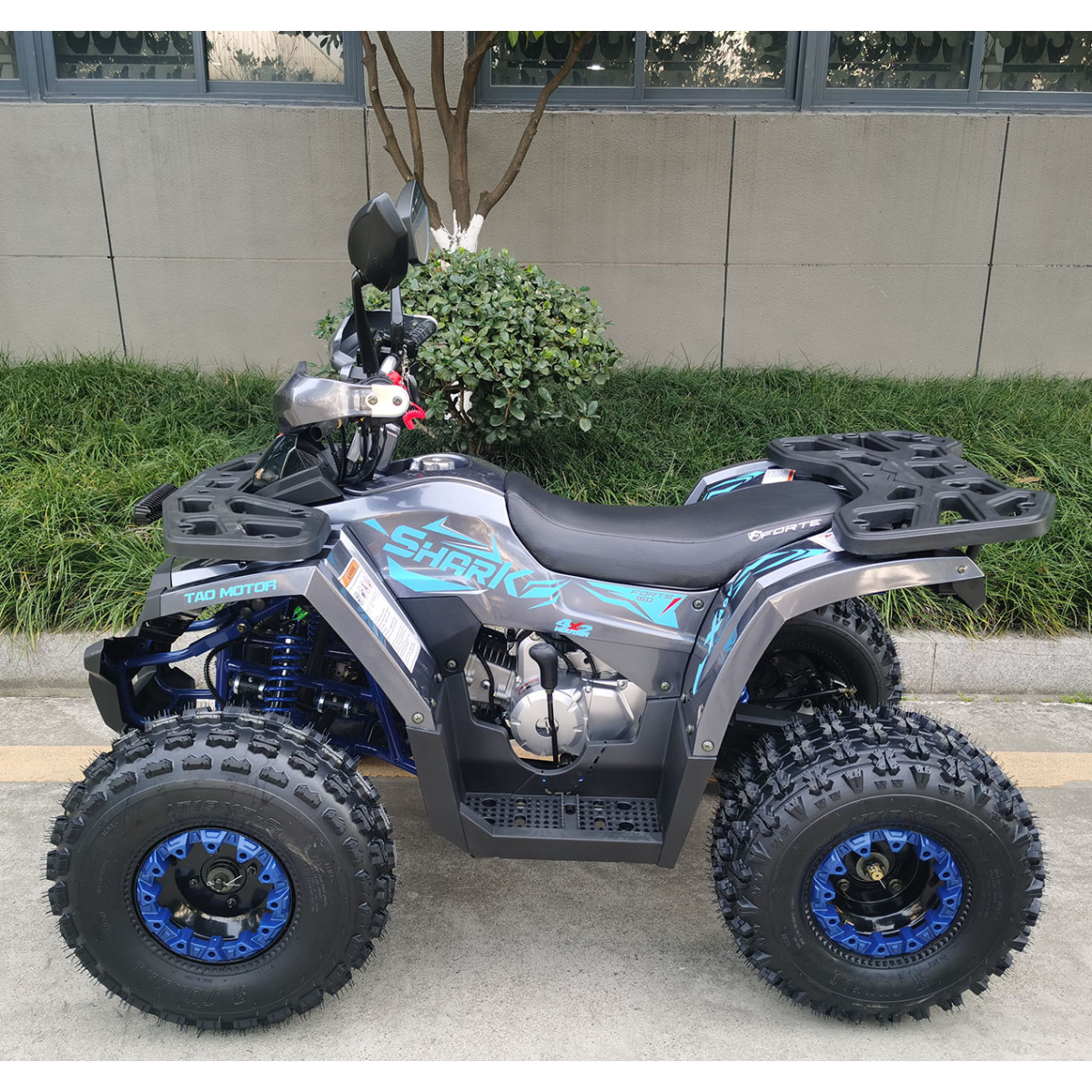 Квадроцикл FORTE Shark II 150 серо-синий