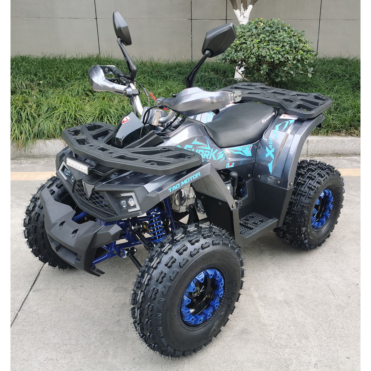 Квадроцикл FORTE Shark II 150 серо-синий