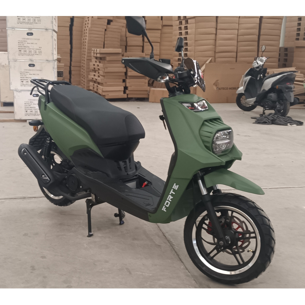 Скутер FORTE BWS-R зелений