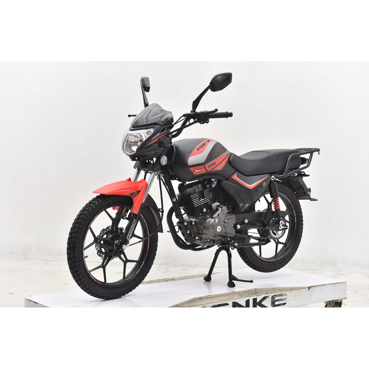 Мотоцикл SYRIUS 150 Forte чорно-червоний