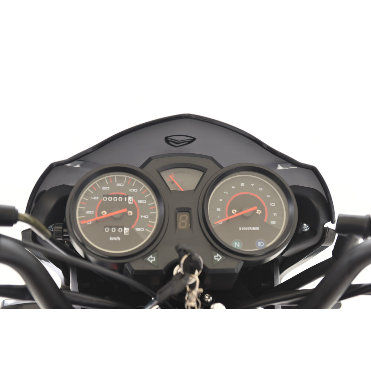 Мотоцикл SYRIUS 150 Forte чорно-червоний