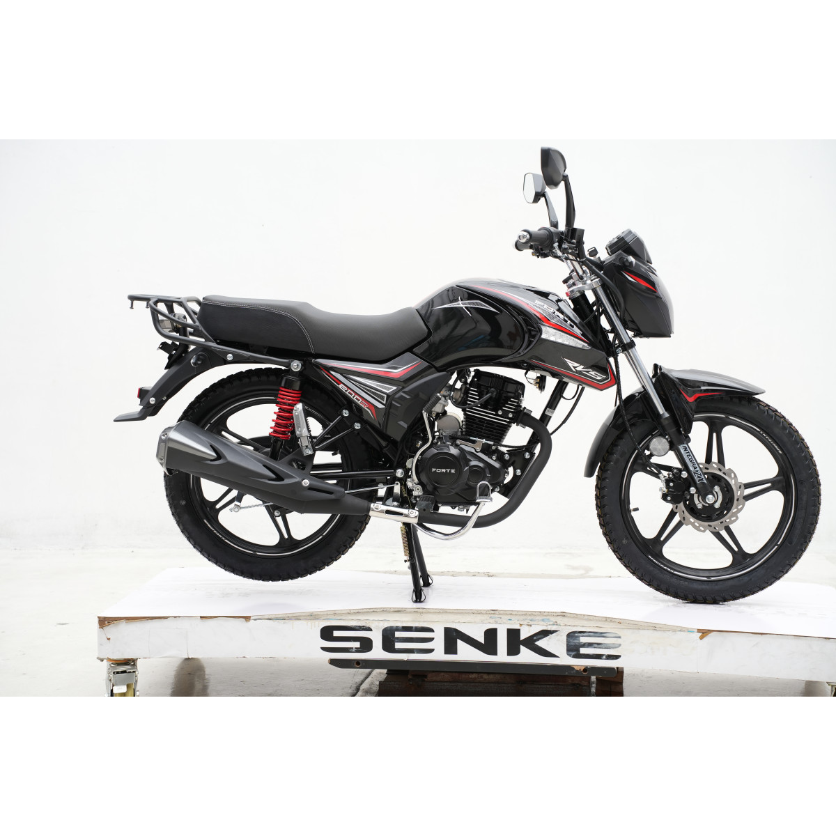 Мотоцикл FT200R Forte черно-красный