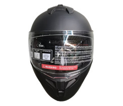 Мотошолом чорний FORTE M71, розмір S