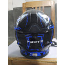 Мотошолом чорно-синій FORTE BLD-819-6 L