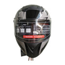 Мотошолом чорно-сірий FORTE M61D, розмір M