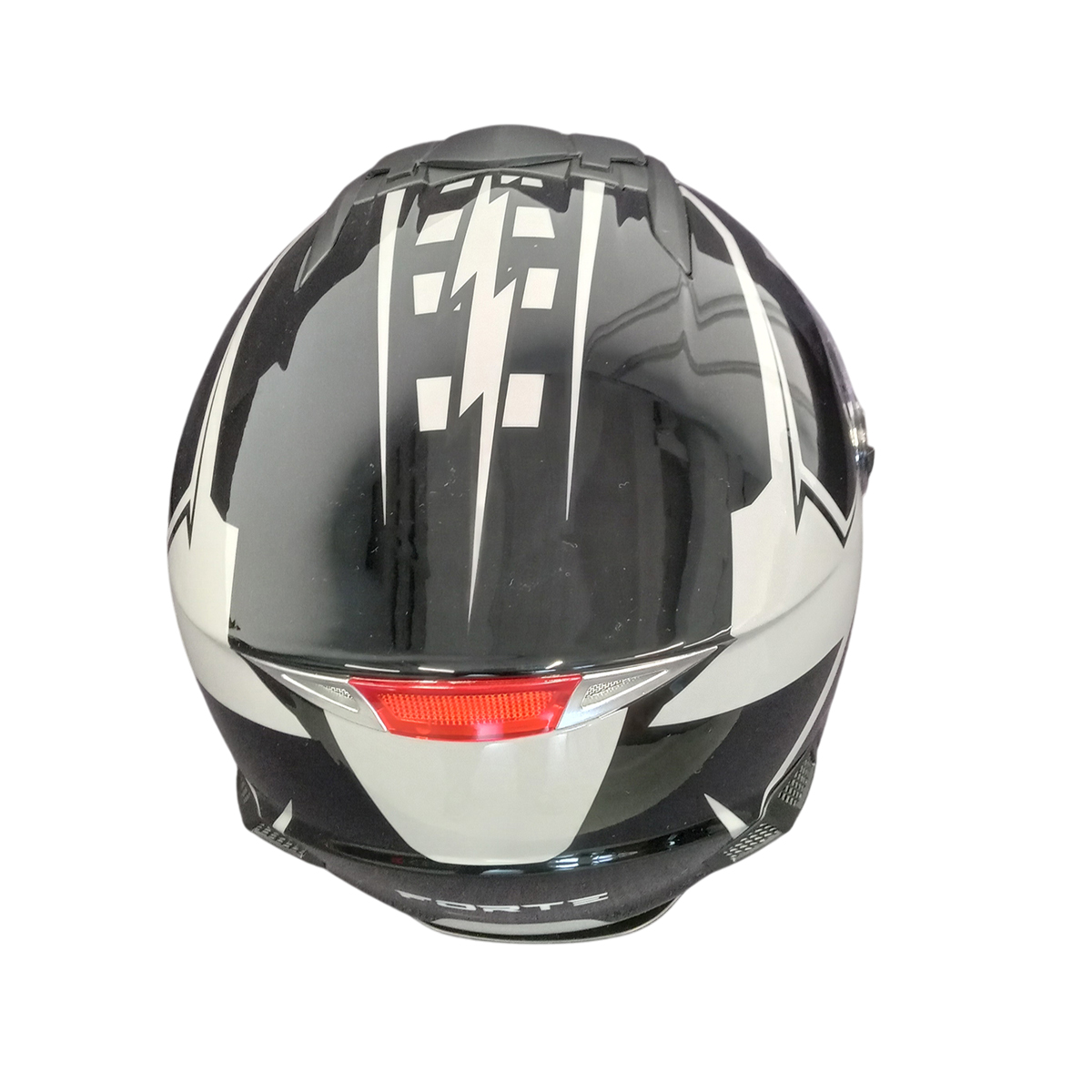 Мотошолом чорно-сірий FORTE M61D, розмір M