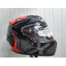 Мотошолом чорно-червоний FORTE M61D, розмір M