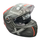 Мотошолом чорно-червоний FORTE M61D, розмір XL