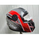 Мотошолом чорно-червоний FORTE BLD-159, розмір XL