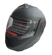 Мотошолом чорний FORTE BLD-159, розмір L