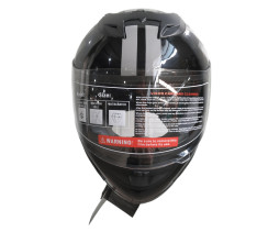 Мотошолом чорно-сірий FORTE BLD-626, розмір XL