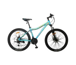 Велосипед жіночий FORTE VESTA 26"/16", синьо-жовтий