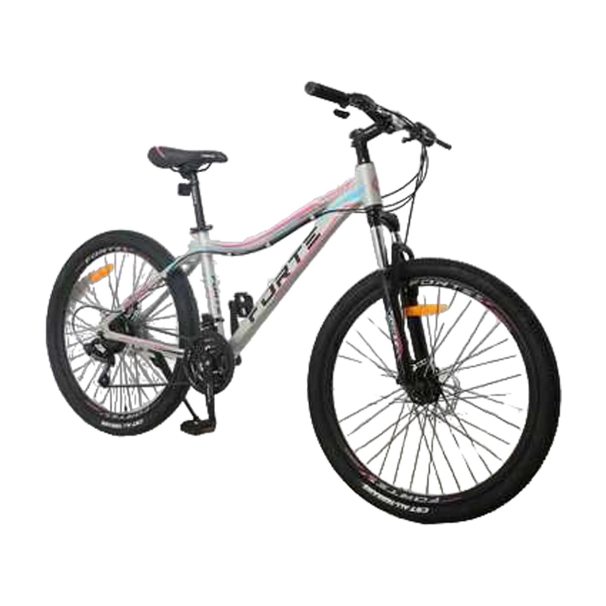 Велосипед женский FORTE VESTA 26"/16", серо-розовый