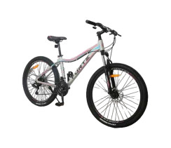 Велосипед женский FORTE VESTA 26"/16", серо-розовый