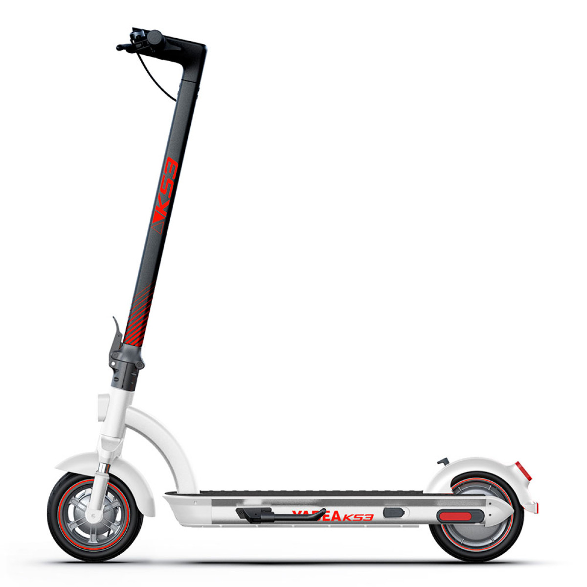 Аккумуляторный самокат YADEA KS3 бело-черно-красный, 500Вт