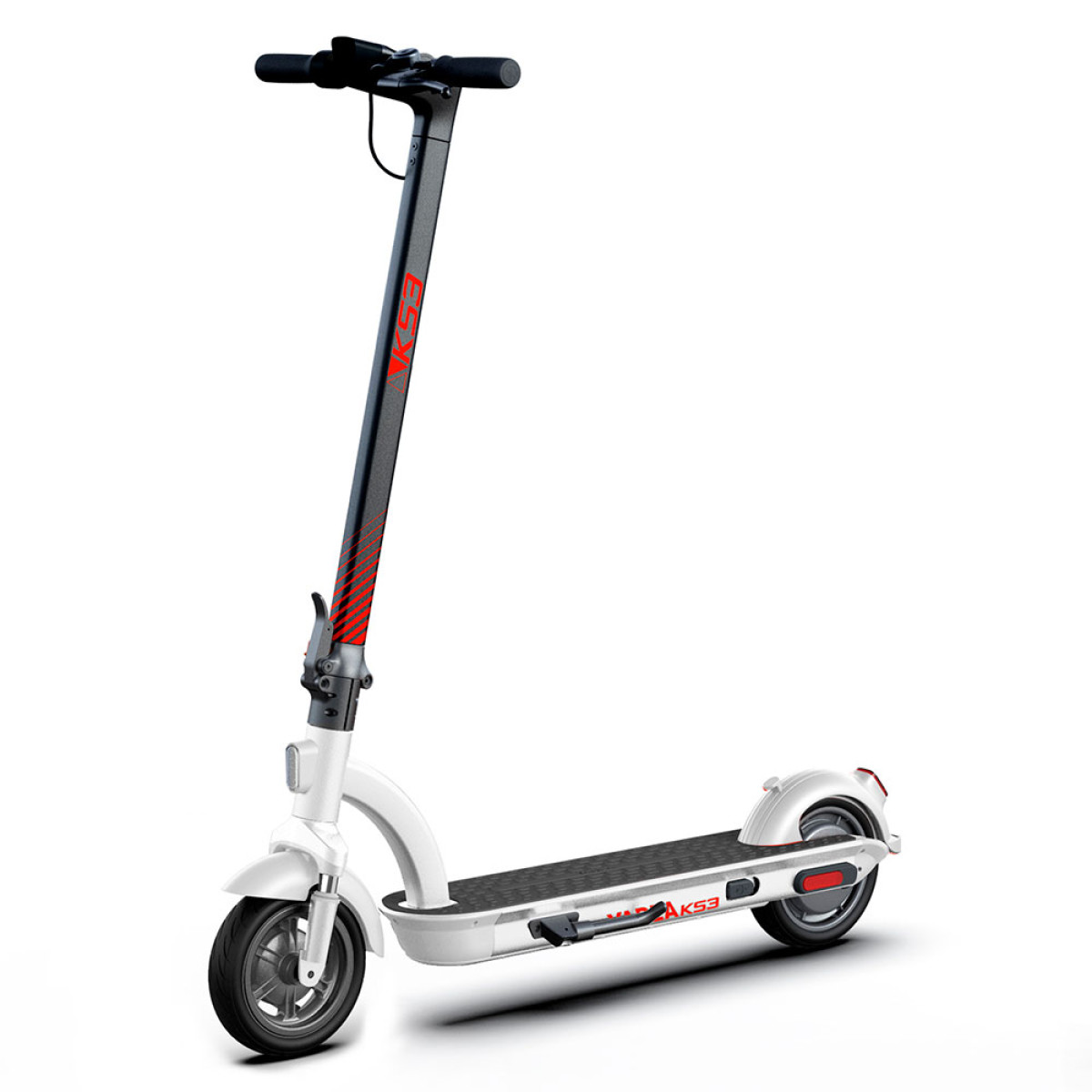 Аккумуляторный самокат YADEA KS3 бело-черно-красный, 500Вт