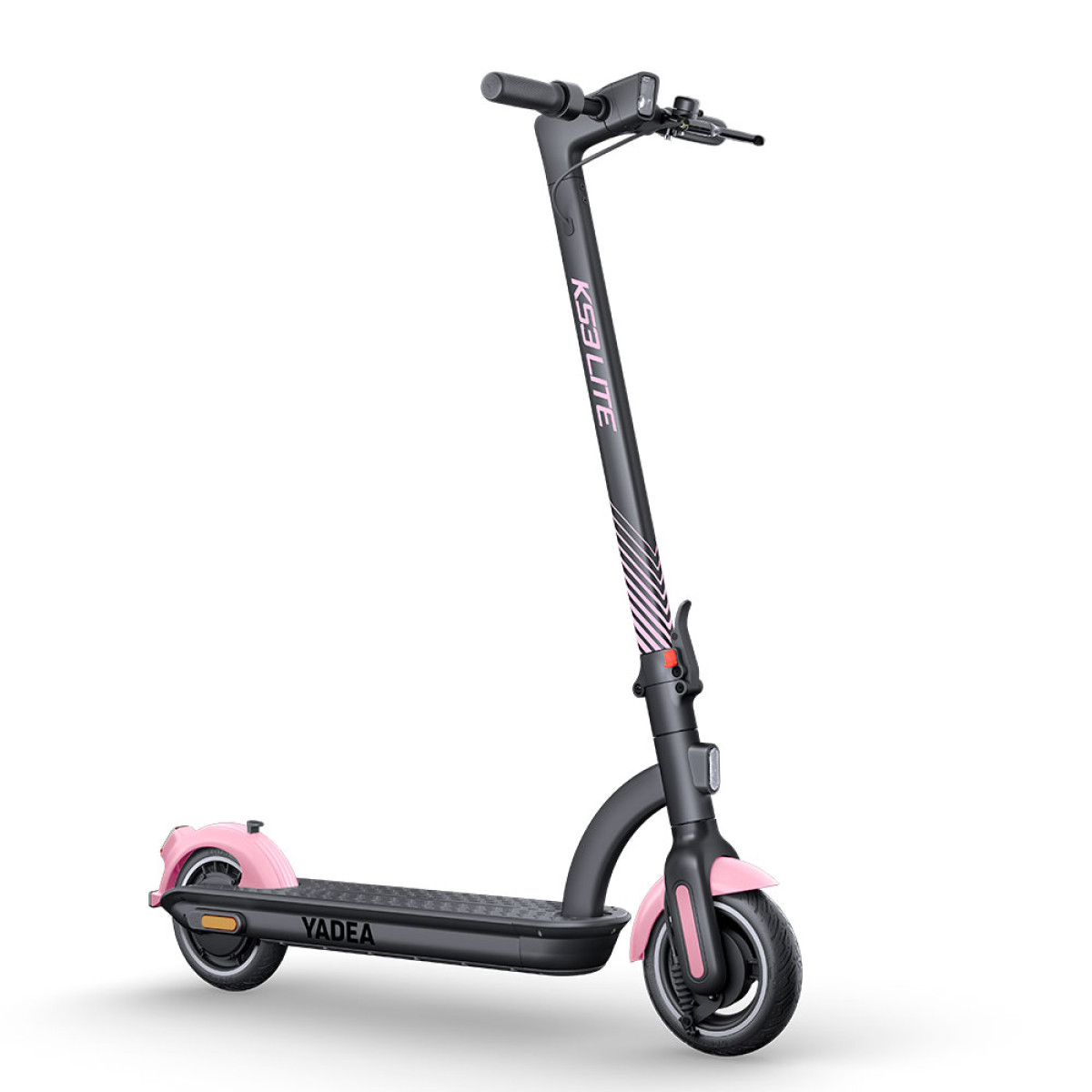 Аккумуляторный самокат YADEA KS3 Lite серо-розовый, 500Вт