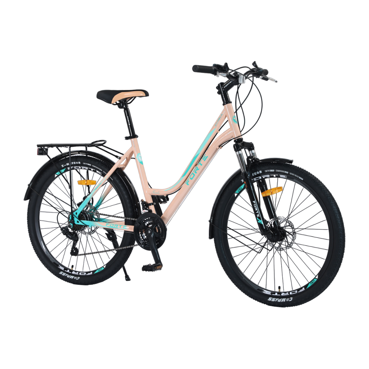 Велосипед Forte Evrika 19"/26" голубовато-бежевый