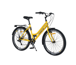 Велосипед Forte Creed 26"/26", желтый